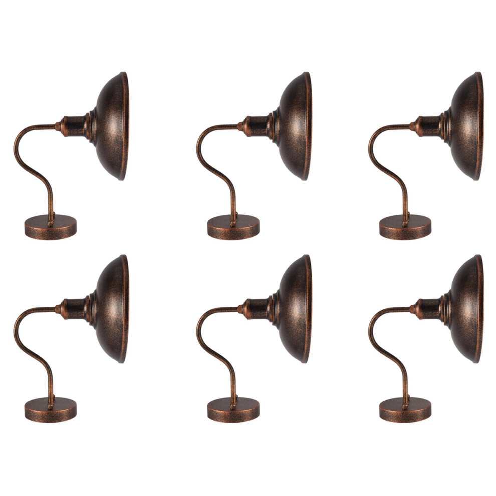Torribaly 6X Led Gooseneck Barn Light Outdoor Wall Lamp Front Porch Farmhouse Fi