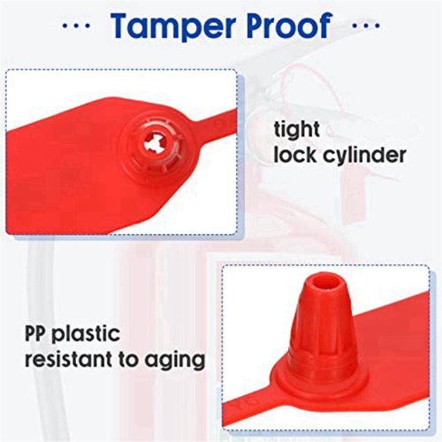 3000 Pcs Plastic Tamper Seals Tags Security Safety Numbered Zip Ties L 2