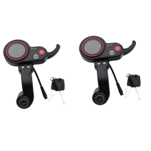 2X ZQ-100 Kilometerteller met sleutel Snelheidsregelbare elektrische scooter 6 P