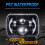 Faro LED da 7 pollici 180W 6500K IP67 5x7/7x6 2