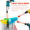 Mélangeur de résine, accessoire époxy pour perceuse, agitateur de peinture réutilisable 7