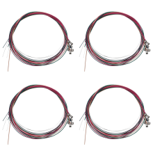 24 corde colorate arcobaleno per chitarra acustica