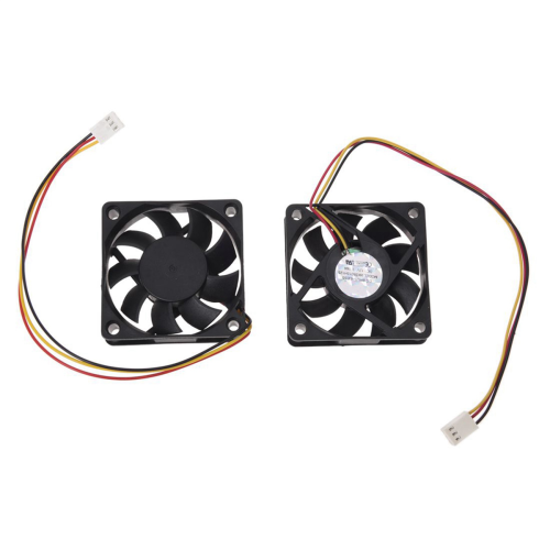 60Mm 6Cm DC 12V 3 Pin Computer Case CPU Cooler Cooling Fan Black 8 Pcs 2