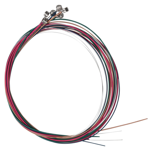 24 corde colorate arcobaleno per chitarra acustica 2