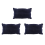 3X Double-Sided Flocking Pillow Inflatable Portable Foldable for Campi 1