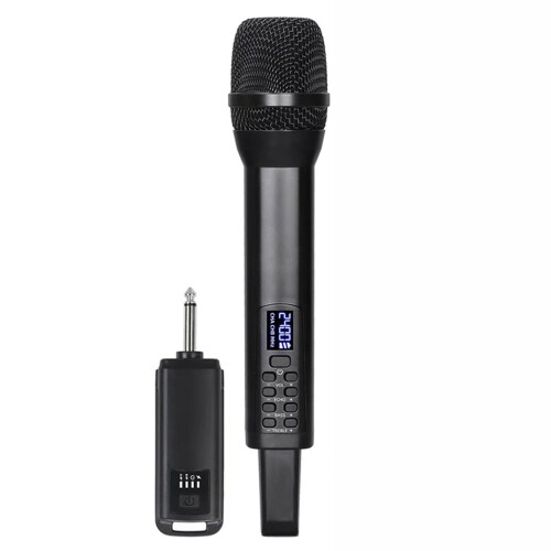 4x Karaoke Wireless Microphone Receiver Audio Singing Performance Treb 2