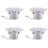 4X 8Ohm 10W Bathroom Ceiling Speaker Background Music System Moisture- 2