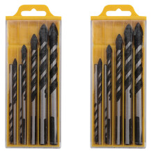 14Pcs Tungsten Carbide Tipped Masonry Drill Bit Set for Porcelain Cera