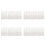 72 Pieces Drum Damper Gel Pads Silicone Drums for Tone Control-Clear 2