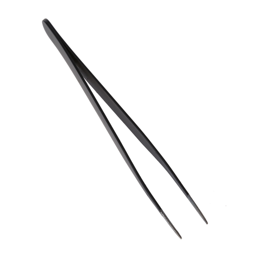 pinzas de punta recta de metal negro 2