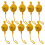 Plant Yoyo Grow Hanger with Stopper, Adjustable Indoor Support Yo (Pac 3