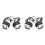 4x krachtige full-range stereo subwoofer pc-luidspreker draagbare basluidspreker 6