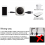 4x krachtige full-range stereo subwoofer pc-luidspreker draagbare basluidspreker 2