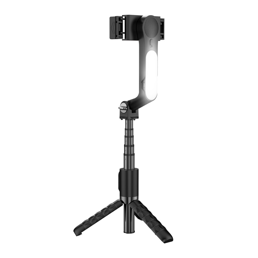 Portable Smartphone Gimbal 790Mm Extendable Selfie Stick With Led Light 7611335143350