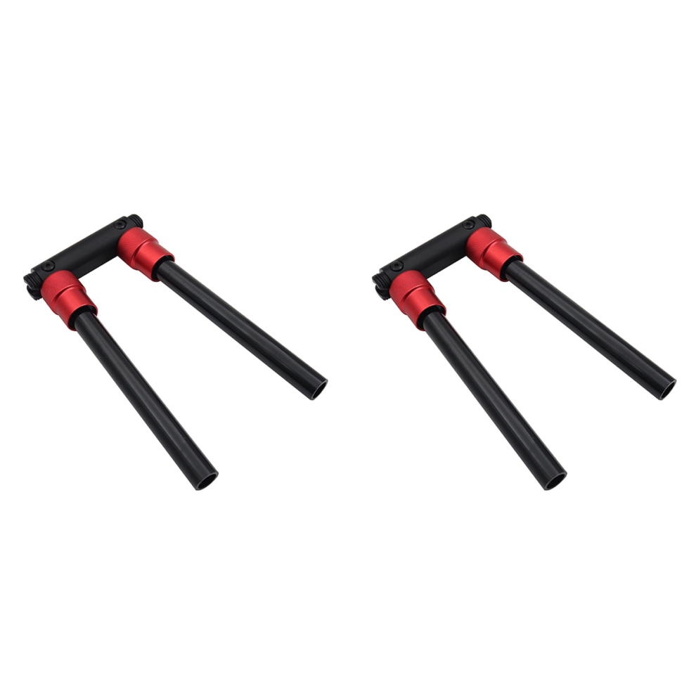 2X Bicicleta Con Manillar Plegable De 90 Grados, Patinete De Acrobacias De Aluminio-image