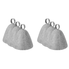 6X Anti Heat Sauna Hat Thicken Wool Felt Shower Cap Hair Turban Quickl