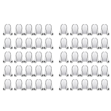 50 Pcs Sublimation Drawstring Bags Bulk White Blank Backpacks Reusable