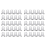 50 Pcs Sublimation Drawstring Bags Bulk White Blank Backpacks Reusable 2