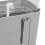 Distributeur d'œufs roulant à deux niveaux gris 13,72 oz 6