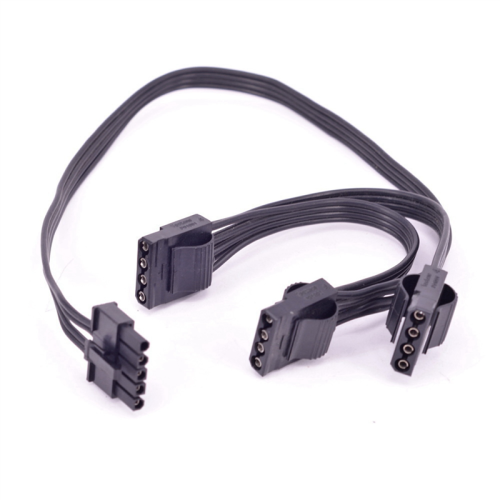 Câble d'alimentation 4X 5 broches 1 à 3 périphériques 4 broches Molex IDE 5P PSU pour 2