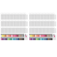 Set van 400 sublimatie sleutelhangers met rechthoekige warmteoverdrachtskwasten