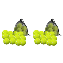 24-pack tennisballen met opbergtas - Dikke bal van goede kwaliteit