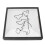 29CM White Shadow Box Map Frame with Ticket & Postcard Slot Display 13