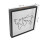 29CM White Shadow Box Map Frame with Ticket & Postcard Slot Display 2