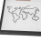 29CM White Shadow Box Map Frame with Ticket & Postcard Slot Display 10