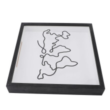 Travel Adventure Archive Schattenbox 29CM Weiß