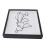 29CM White Shadow Box Map Frame with Ticket & Postcard Slot Display 1