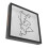 29CM White Shadow Box Map Frame with Ticket & Postcard Slot Display 7