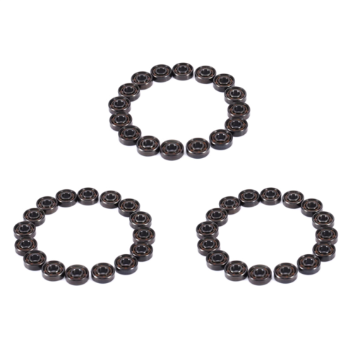 48 τεμάχια κεραμικά ρουλεμάν 608 8X22X7mm ABEC-11 υβριδικά 6 λευκές μπάλες ZrO2