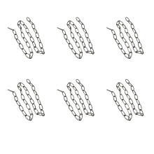 6 Pcs 1M Heavy Duty Chain for Vintage Chandelier Hanging Lamp,Pearl Bl