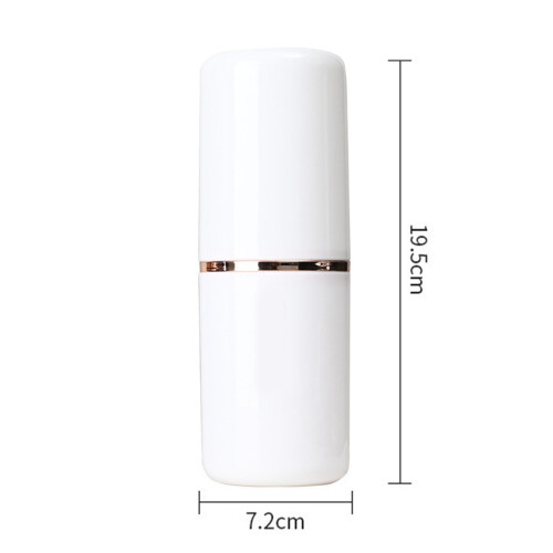 Estuche para cepillo de dientes de gran capacidad, portátil, blanco 1