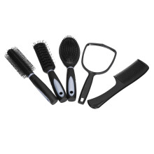 5 Stück Haarstyling-Kammset mit Spiegelhalter, professioneller ergonomischer Griff, Haarstyling-Kammsets für alle Haartypen