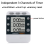 2X Digital Dual Kitchen Timer, 3 Channels Count UP/Down Triple Cooking 5