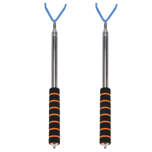 2X Disc Golf Retriever Grabber 10 πόδια φορητό τηλεσκοπικό μπαστούνι με