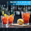 Lot de 45 pics à cocktail réutilisables en acier inoxydable de 10 cm 9