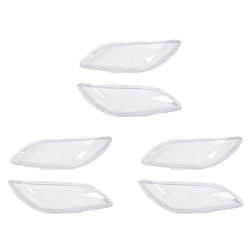 3 Pair Car Left & Right Front Headlight Cover Waterproof Clear Lens Sh 4851780689260