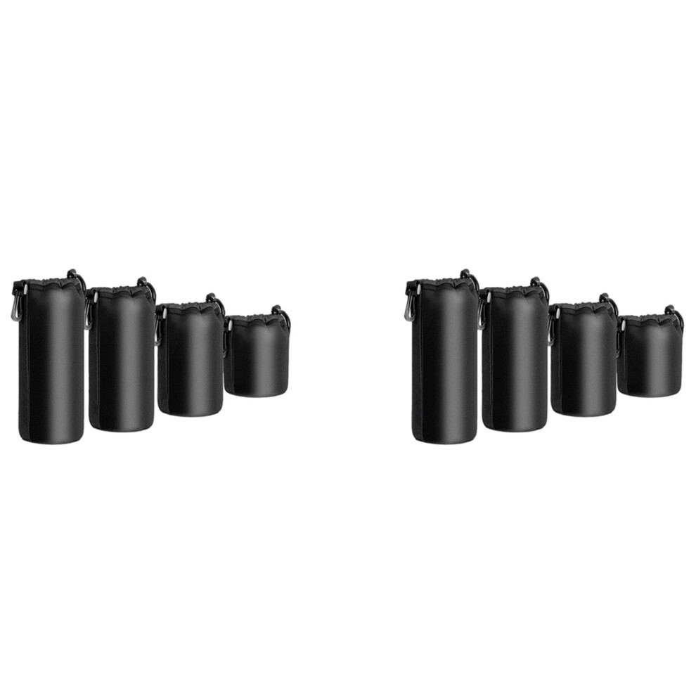 Juego De 8 Fundas Para CáMara, Bolsas Para Lentes, TamañO PequeñO, Mediano Y Grande, Y Extra Para Dslr-image