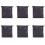 6X PU Leather Soft Storage Bag Pouch Case for Around Earphone AE -1 DJ 1