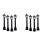 8Pcs Straße Post Lichter Modell Eisenbahn Zug Lampe Miniatur Dorf Pat 2