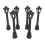 8Pcs Straße Post Lichter Modell Eisenbahn Zug Lampe Miniatur Dorf Pat 3