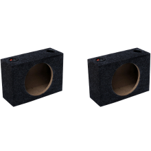 2x enkele 8-inch verzegelde universele luidsprekerboxen voor in de auto, subwoofer voor