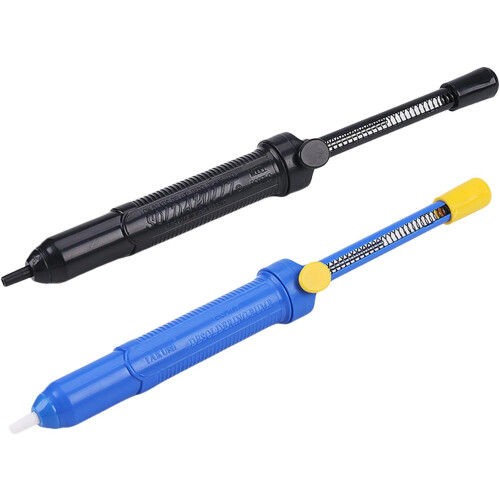 Desoldering Suction Device, Manual Solder Desoldering Pump, High-Temperature Resistant, Large Blue Model Ex 1