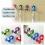 Lot de 2 porte-brosses à dents avec ventouses et crochets muraux réutilisables 3