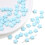 50 pezzi di perline a stella, 10x4mm, foro da 1.5mm, assortite 10