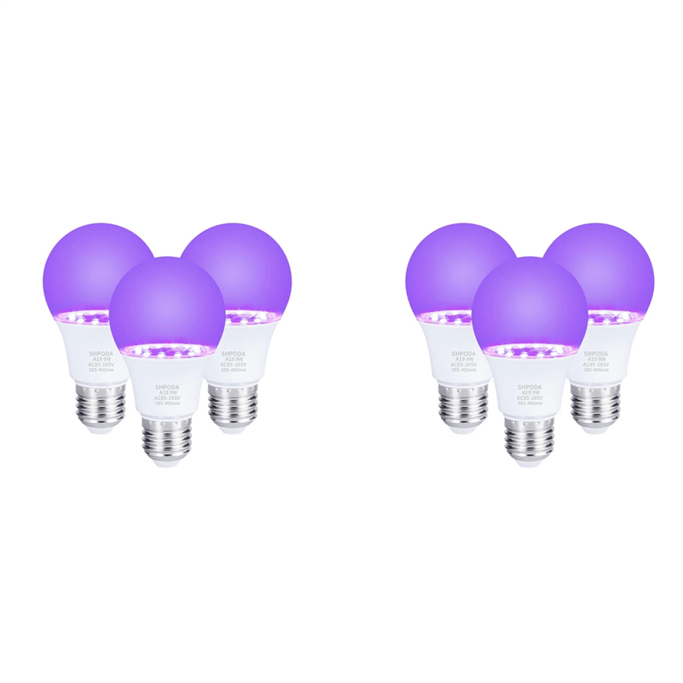 6Pcs 10W Ultraviolet UV Bulb Fluorescent Detection Lamp Black Light Bl-image-OPC-PJDJ5NP-NEW