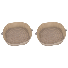 2X 20cm Air Fryers Oven Baking Tray Fried Chicken Basket Mat AirFryer